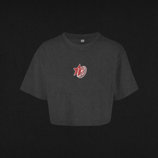 gshirts - oversized - croptop - black